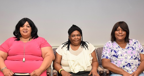 L to R: Bertha Pittman, Ethel Boykin and Brenda McNair