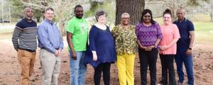 (Left to Right): Chris Phillips, NHA Assistant of Pecan Grove Unit; Kevin Polk, Director of Units; Curtis Trotter; Michaela Parrett; Linda McCary; Mary Graham; Lisa Holifield; and Donte Paicely; (Not Pictured: Joslynn Davis, Denise Cooley, and Jamie Jackson)